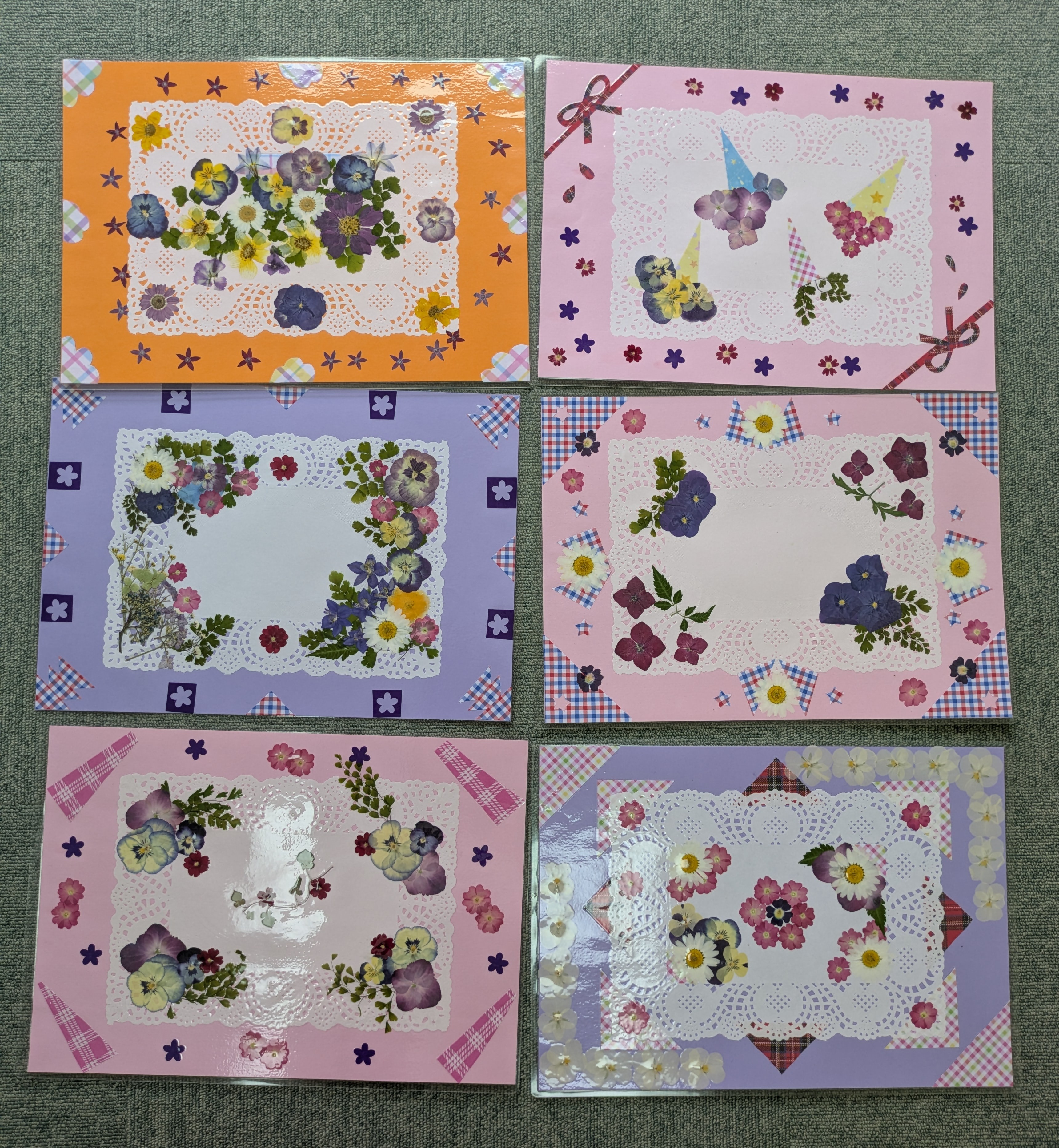 押し花で遊ぼう！