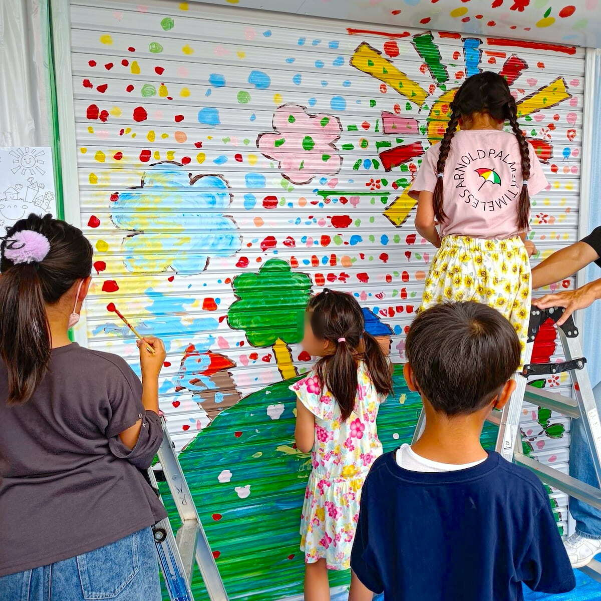 鳥飼ナスのシャッターアートを描こう！